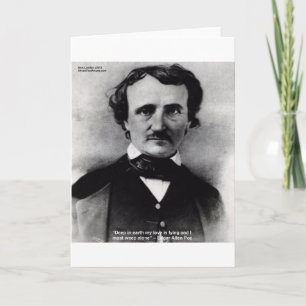 Carte Cadeaux de citation d'amour "Pleurez seul" d'Edgar