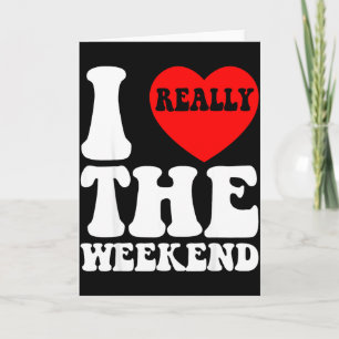Carte Cadeaux de couple de camping drôle de week-end I L