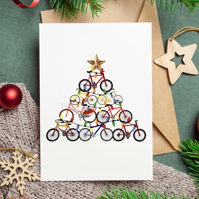 Carte Cadeaux de décoration de sapin de Noël de vélos co (Créateur téléchargé)