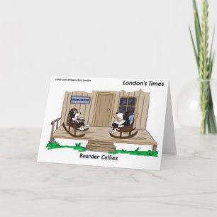 Carte Cadeaux de dessins animés décalés drôles de Border