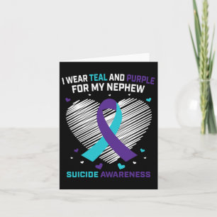 Carte Cadeaux de deuil Perte de neveu Suicide Sensibilis
