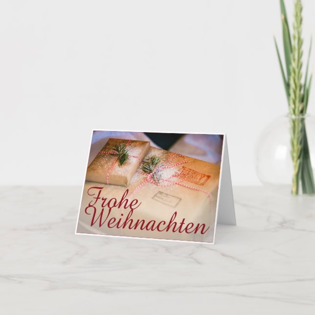 Carte Cadeaux de fête comme motif de Noël (Devant)