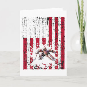 Carte Cadeaux de gardien de but de hockey sur glace vint