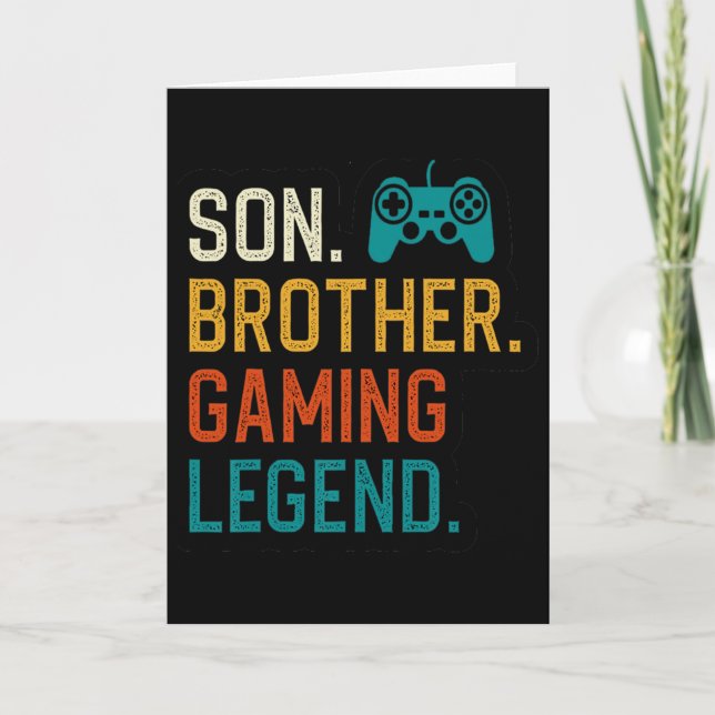 Carte Cadeaux de jeu pour garçons adolescents de 8 à 12  (Devant)