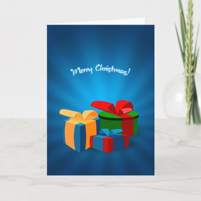 Carte Cadeaux de Noël (Devant)