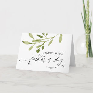 Carte Cadeaux de première fête des pères au mari de bébé