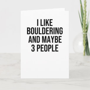 Carte Cadeaux de soudure Boulderer Rock Escalade Bould
