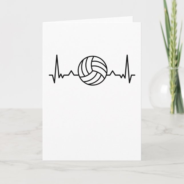 Carte Cadeaux de sport de rythme de volley-ball (Devant)