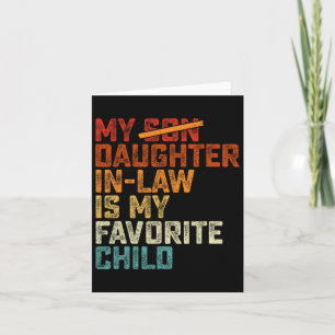 Carte Cadeaux de T-shirt de beau-père drôle de belle-fil