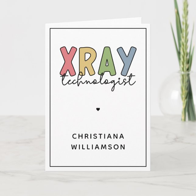 Carte Cadeaux de technologie X-ray (Devant)