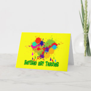 Carte Cadeaux d'enseignant à la retraite