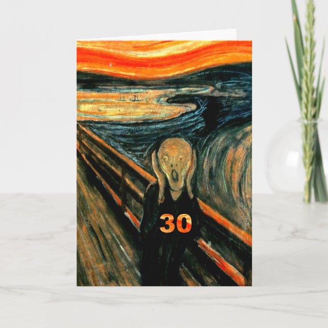 Carte Cadeaux du 30e anniversaire (Devant)