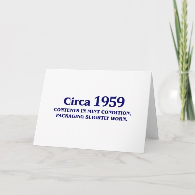 Carte Cadeaux du 50e anniversaire ! (Devant)