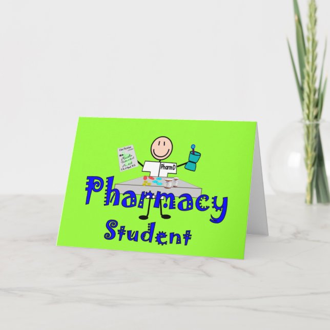 Carte Cadeaux étudiants en pharmacie (Devant)