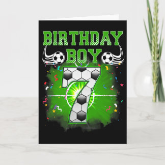 Carte Cadeaux garçon 7 ans pour fan de foot 7 ans
