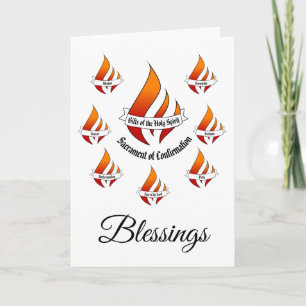 Carte Cadeaux génériques de l'Esprit Saint Confirmation