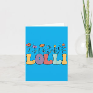 Carte Cadeaux Lolli Femmes Fleur Sauvage Floral Lolli Gr
