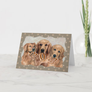 Carte Cadeaux MOM Golden Retriever