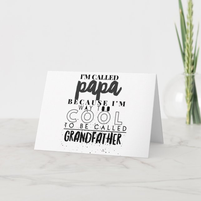 Carte Cadeaux Papa cool Du Fils (Devant)