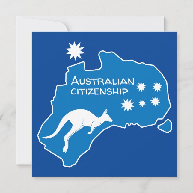 Carte Cadeaux Parti de Citoyenneté Australienne (Devant)