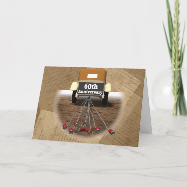 Carte Cadeaux pour les 60 ans de mariage (Devant)