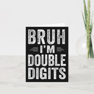 Carte Cadeaux pour mes 10 ans, je suis en double chiffre