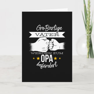 Carte Cadeaux pour papas promus grands-parents d'enfants