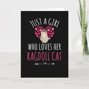 Carte Cadeaux Ragdoll Pour Femmes   Amoureux de les chat