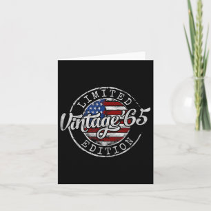 Carte Cadeaux vintages 1965 60e Anniversaire Pour Hommes