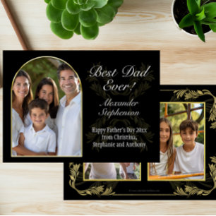 Carte Cadre Arché Meilleur Papa Jamais Fête des pères 3 