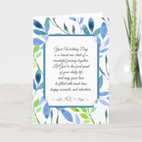 Cadre bleu Mariage religieux