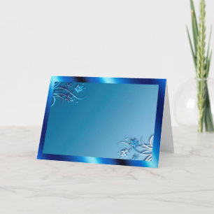 Carte Cadre bleu (paysage)
