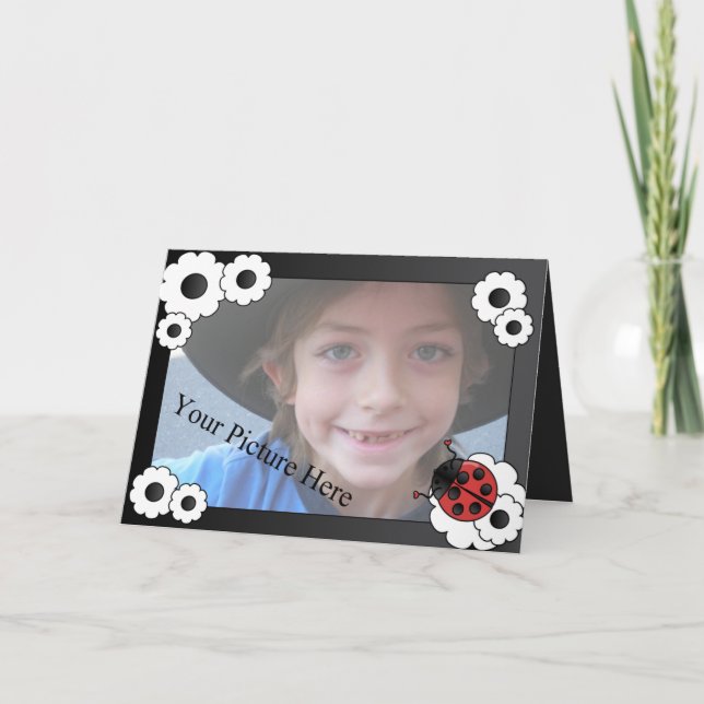 Carte cadre Ladybug (Devant)