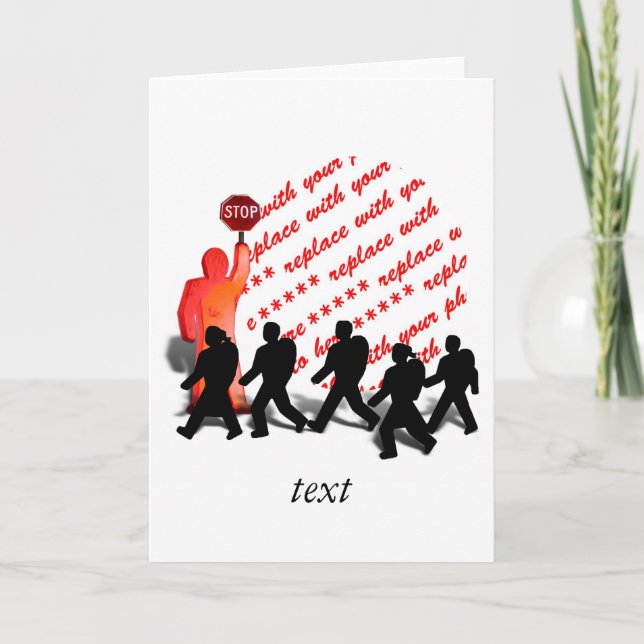 Carte Cadre photo de la Garde-passage (Devant)