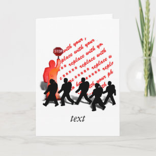 Carte Cadre photo de la Garde-passage