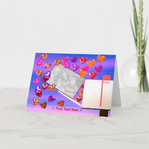 Carte Cadre photo Heart Mail