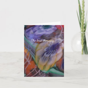 Carte Café avec un ami est Thérapie