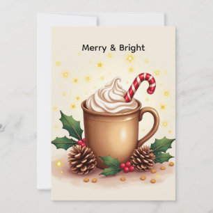 Carte Café de Noël Merry & Bright