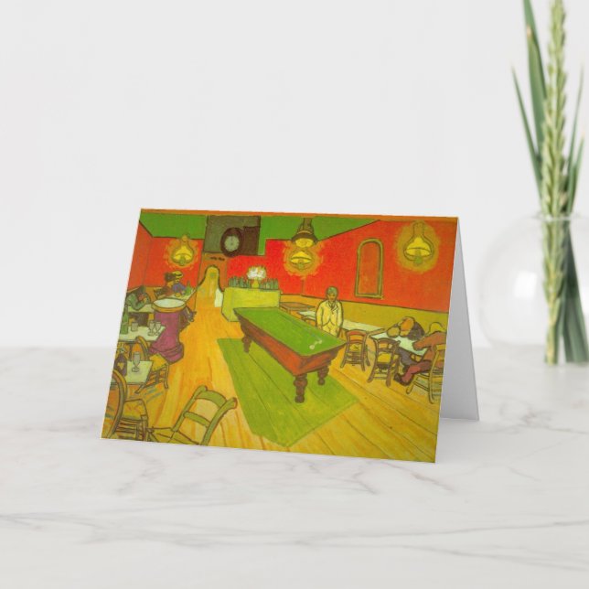 Carte Café de Nuit par Vincent van Gogh (Devant)