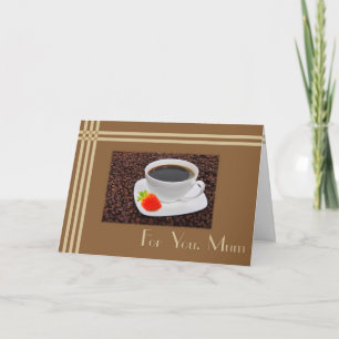 Carte Café du jour de mères