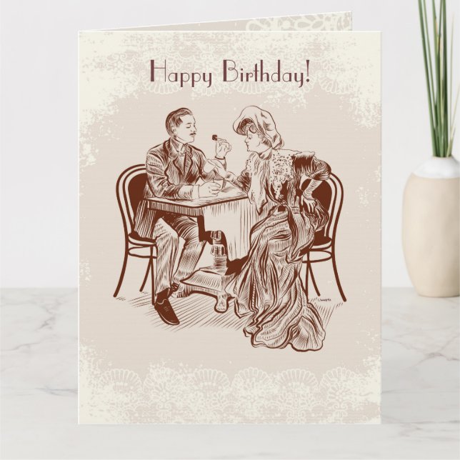 Carte café et amour (Devant)