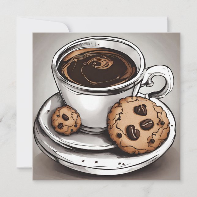 Carte Café et cookies (Devant)