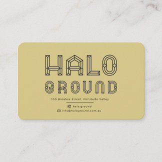 Carte café Halo Ground