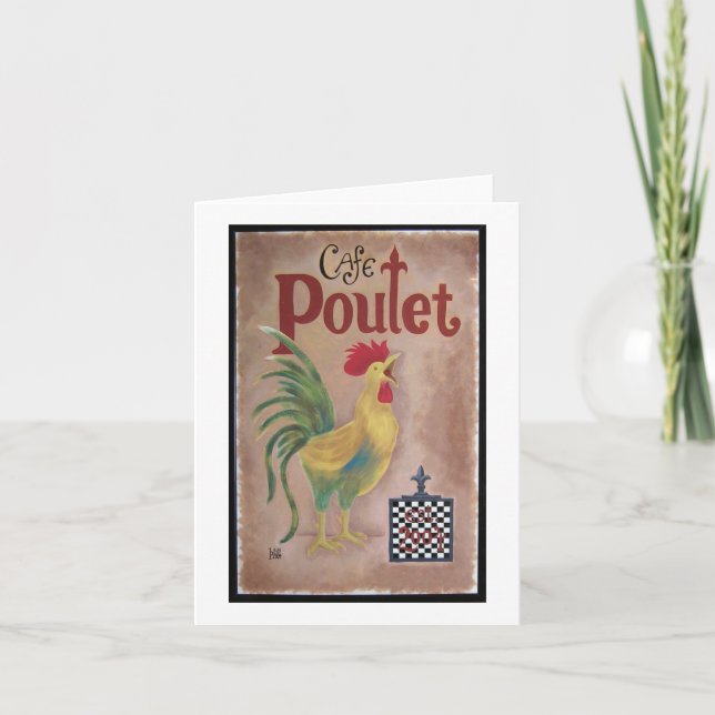 Carte Café Poulet (Devant)