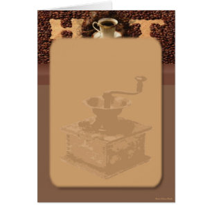 Carte café rôti