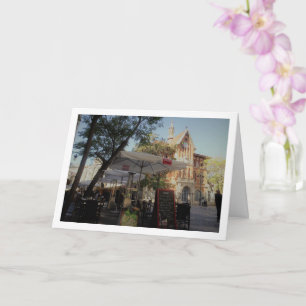 Carte Café valencien, ville de Valence, Espagne