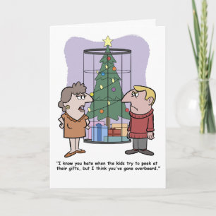 Carte Cage d'arbre de Noël