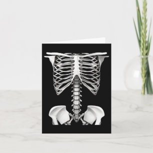 Carte Cage De Rib Skeleton Cadeaux De Costume Halloween