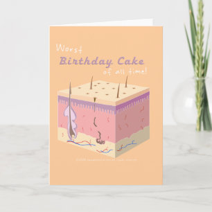 CARTE CAKE DE WORST BIRTHDAY