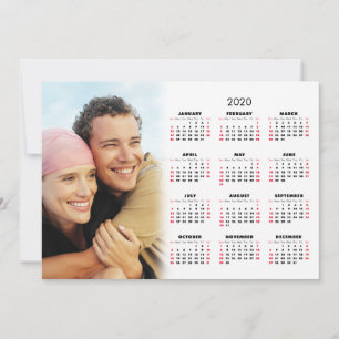 Carte Calendrier 2020 Votre Photo